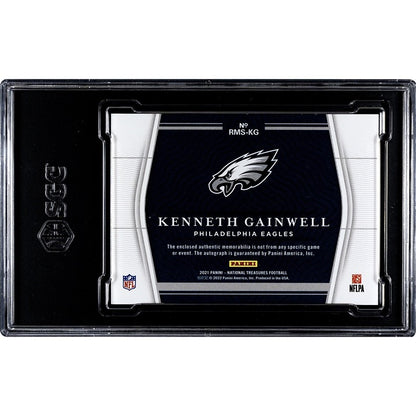 Kenneth Gainwell - 2021 National Treasures Rookie 4-Color Patch Autograph #72/99
