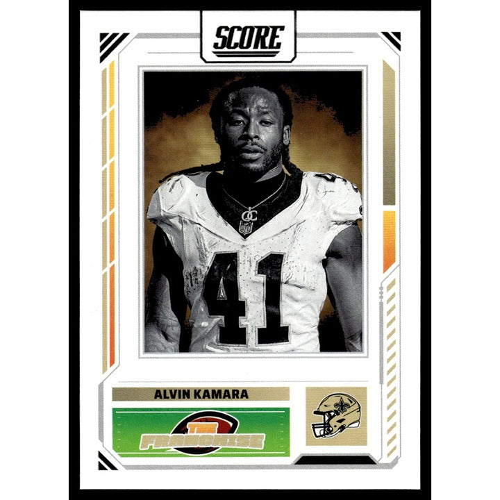 2025 Panini Score NFL Football #12 Alvin Kamara - Saints Near Mint or Better 684