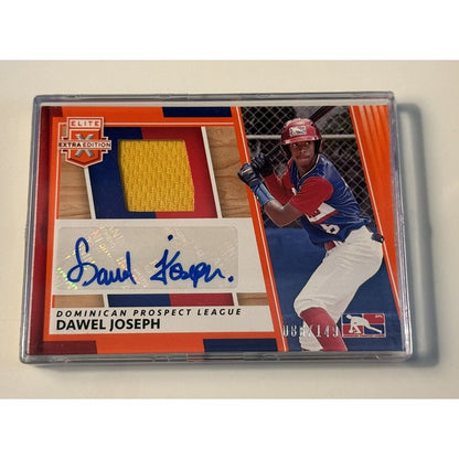 2022 Panini Elite Extra Edition 86/149 Dawel Joseph Jersey Autograph Card DMS-DJ
