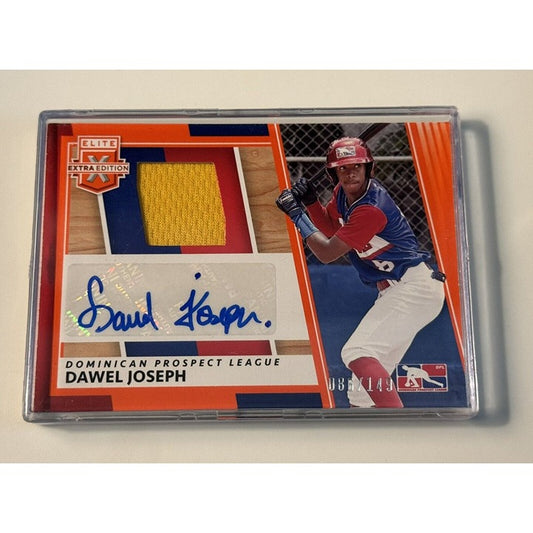2022 Panini Elite Extra Edition 86/149 Dawel Joseph Jersey Autograph Card DMS-DJ