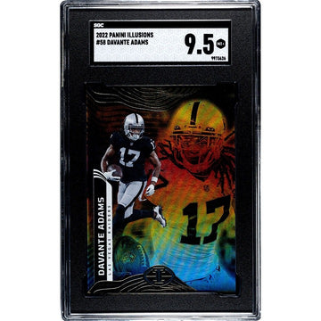 2022 Panini Illusions Davante Adams* Base #58 - NFL Las Vegas Raiders - SGC 9.5*