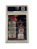 1998 Hoops Shout Outs Michael Jordan PSA 8 NMMT Chicago Bulls basketball card