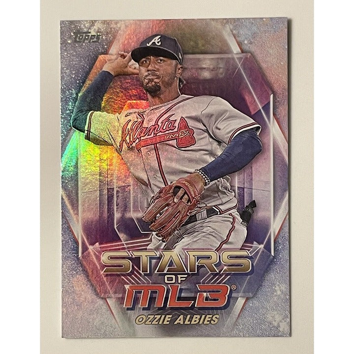 Ozzie Albies 2023 Topps Series 1 Stars of the MLB #SMLB-29 - MLB Atlanta Braves*