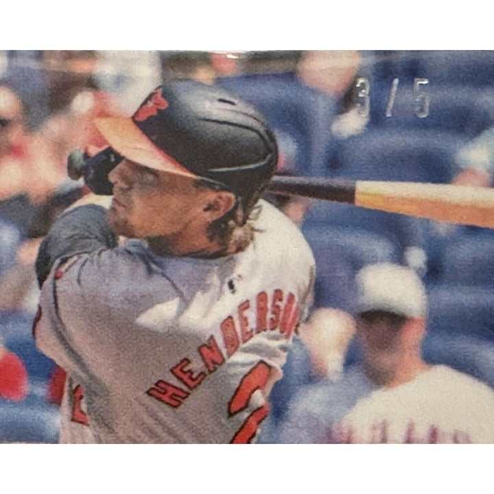 2024 Topps Now MLB Orioles Jackson Holliday and Gunnar Henderson Go Yard dual stars trading card