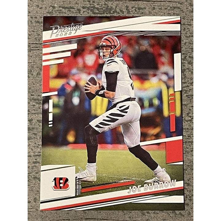 2022 Panini Prestige Joe Burrow Bengals base football card #57 NFL mint condition