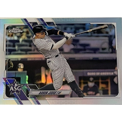 2021 TOPPS Chrome Update Aaron Judge ASG Refractor #ASG-23 NY Yankees* ALL RISE!