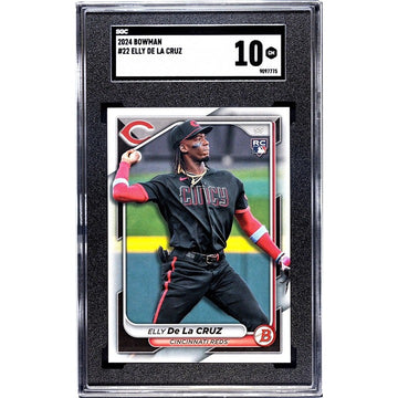 2024 Bowman Elly De La Cruz RC MLB Cincinnati Reds Baseball Card #22 SGC 10 Mint