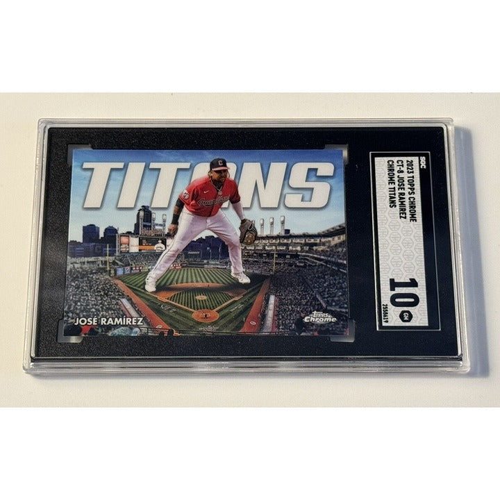 2023 Topps Chrome Titans Jose Ramirez MLB Cleveland Guardians #CT-8 - SGC 10 GM*