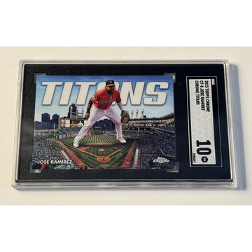 2023 Topps Chrome Titans Jose Ramirez MLB Cleveland Guardians #CT-8 - SGC 10 GM*