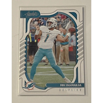 2022 Absolute Football Tua Tagovailoa NFL Miami Dolphins Football Card #50 Miami