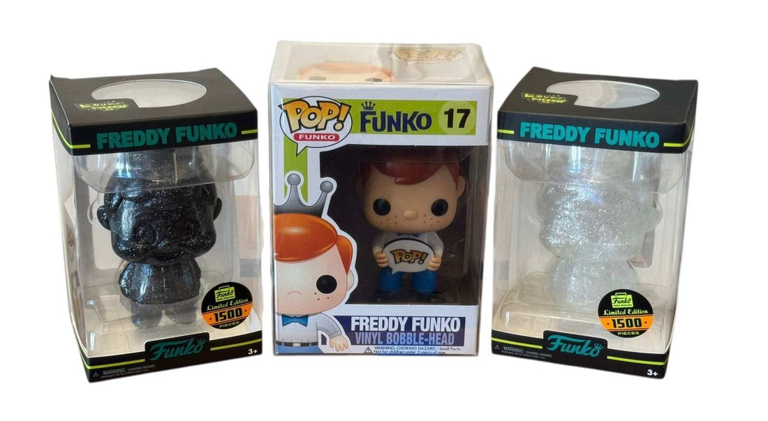 Freddy Funko POP exclusive 3 vinyl figure bundle limited edition collectible set in original boxes