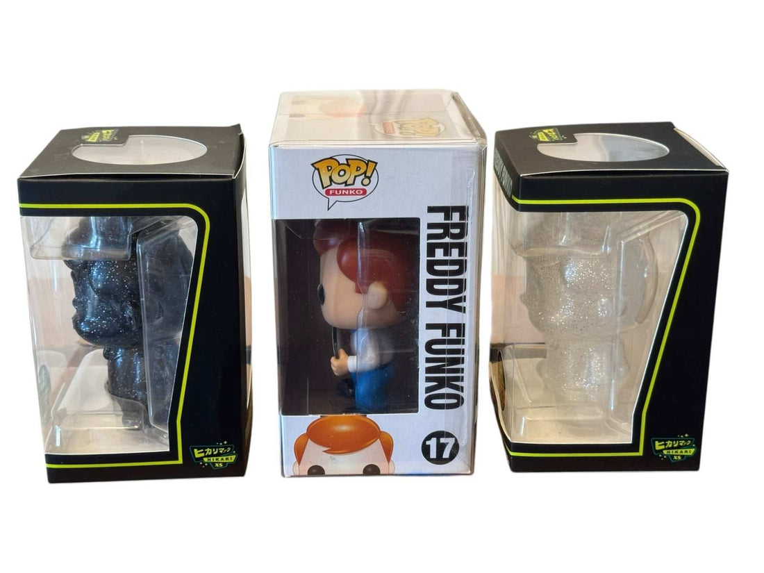 Freddy Funko POP exclusive 3 vinyl figure bundle limited edition collectible set in original boxes