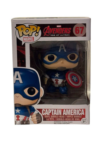Funko Pop Marvel Captain America 67 Avengers Age of Ultron vinyl bobblehead in original packaging