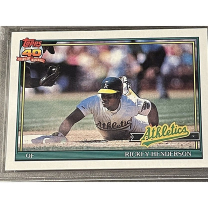 1991 TOPPS 40TH ANN. LOGO COMPLETE SET 255 CARDS W/ HOF GRADED STARS! MAKE OFFER