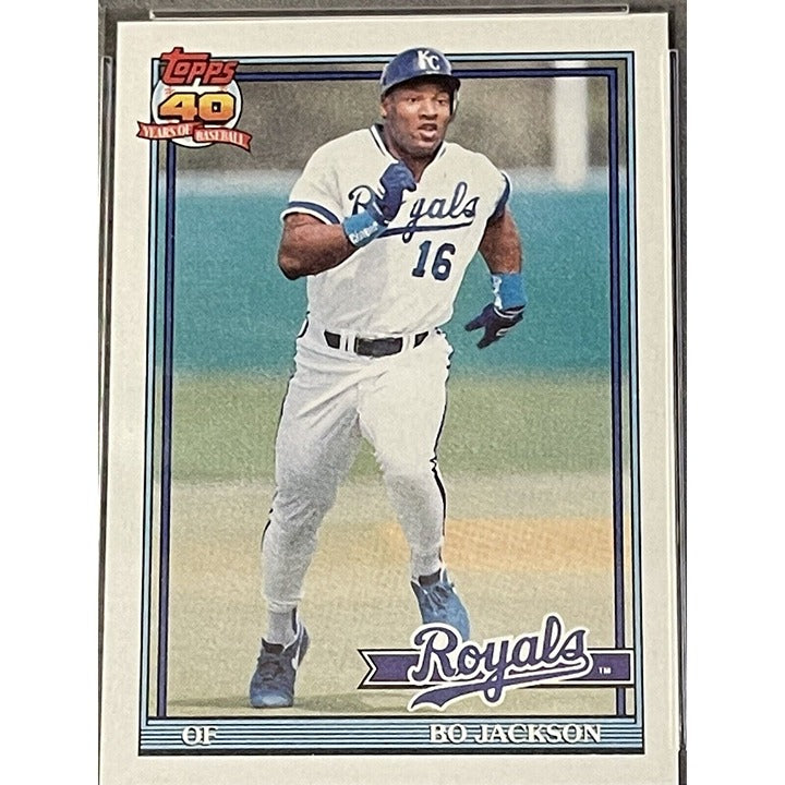 1991 TOPPS 40TH ANN. LOGO COMPLETE SET 255 CARDS W/ HOF GRADED STARS! MAKE OFFER