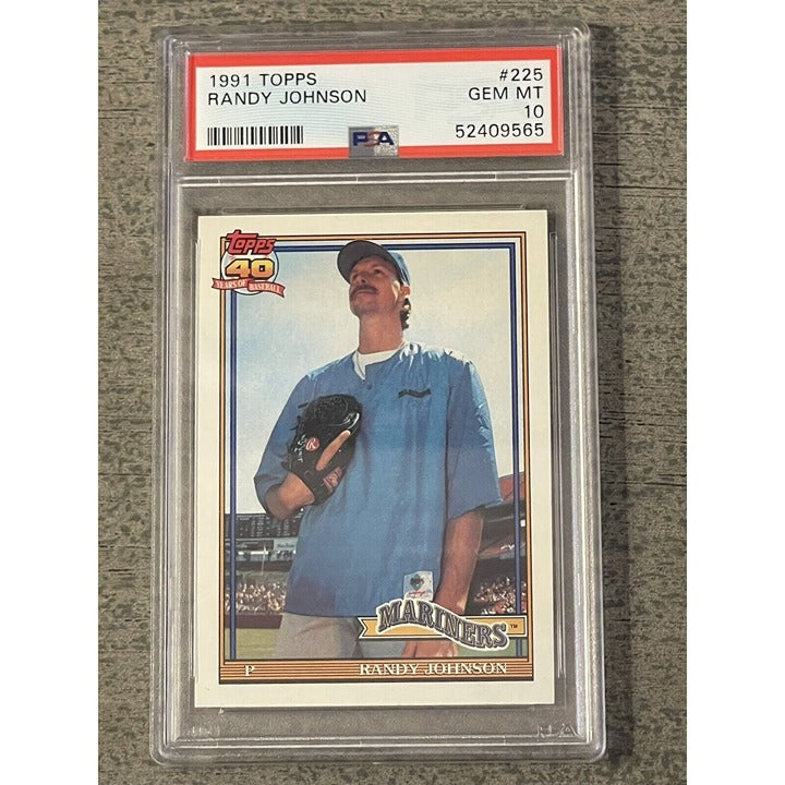 1991 TOPPS 40TH ANN. LOGO COMPLETE SET 255 CARDS W/ HOF GRADED STARS! MAKE OFFER