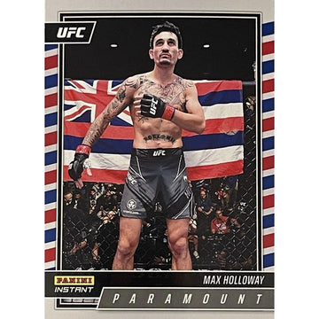 MAX HOLLOWAY 2022 Panini Instant UFC Paramount - Card #P9 - MMA - SP /700 - UFC