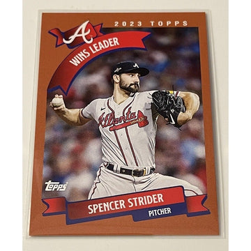 2023 Topps Throwback Thursday Spencer Strider MLB ATL Braves Baseball Card #135*