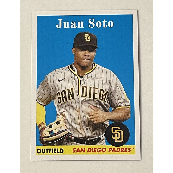 Juan Soto - 2023 TBT 1958 TOPPS Throwback Thursday Set #2 - MLB San Diego Padres