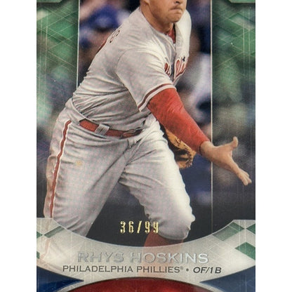 36/99* 2019 Topps Tribute Rhys Hoskins MLB NL Philadelphia Phillies Baseball #79
