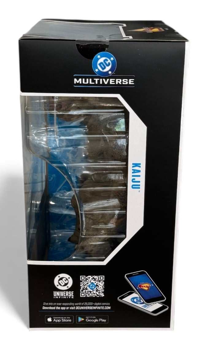 McFarlane DC Multiverse Kaiju Superman MegaFig 7-inch sealed action figure packaging side view