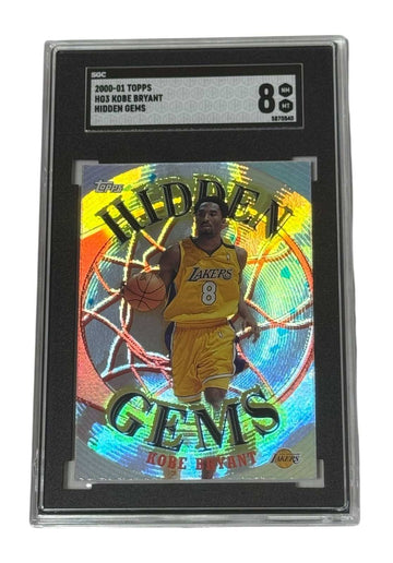 Kobe Bryant 2000-01 Topps Hidden Gems #HG3 SGC 8 NBA Los Angeles Lakers