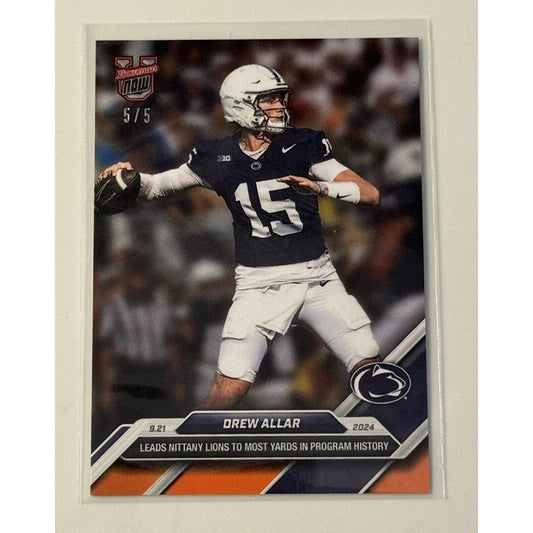 5/5* Drew Allar RC Penn State Lions Limited - 2024 Bowman U Topps Now Rookie #15