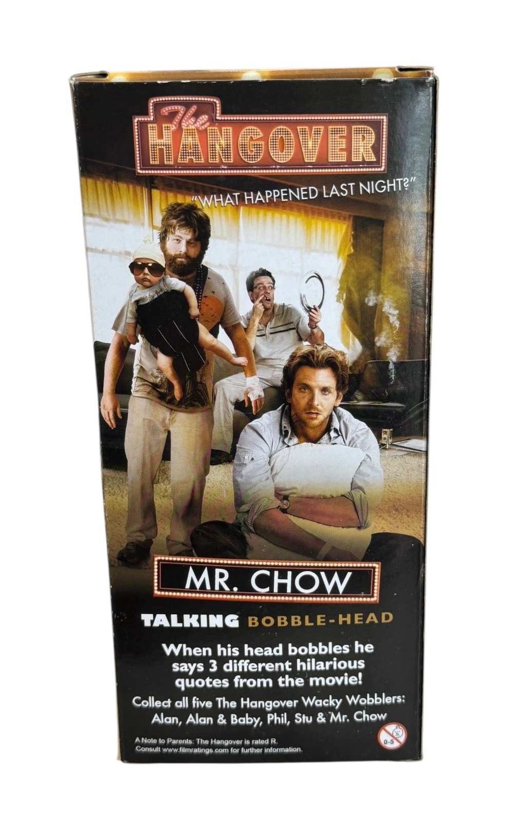Funko Wacky Wobbler The Hangover Mr Chow talking bobble head in sealed box