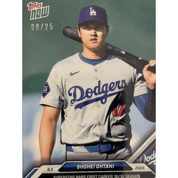 8/25* 2024 MLB TOPPS NOW Shohei Ohtani* 1ST 30/30 SEASON MLB Angels/Dodgers #510
