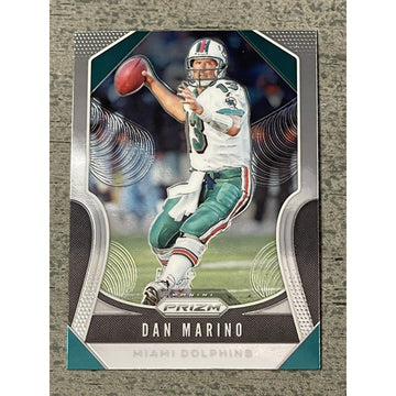 2019 Panini Silver Prizm Dan Marino Football Card #265 - Miami Dolphins Pitt HOF
