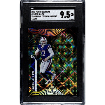 2022 Illusions Football Josh Allen 43/299 Trophy Collection #9 NFL Buffalo Bills