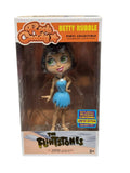 Funko Rock Candy Betty Rubble Flintstones limited edition vinyl figure in blue dress from SDCC 2017 packaging