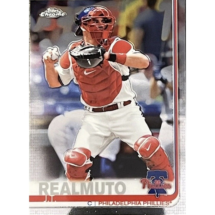 2019 Topps Chrome Update J.T. REALMUTO  CARD #14 MLB Philadelphia Phillies MINT!