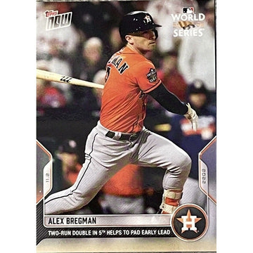 Alex Bregman Astros World Series Game 4 2022 MLB TOPPS NOW Card 1147 MLB Astros