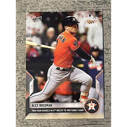 Alex Bregman Astros World Series Game 4 2022 MLB TOPPS NOW Card 1147 MLB Astros