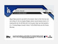Miguel Rojas 2025 Topps NOW Card 921 Dodgers World Series Game 7 home run collectible