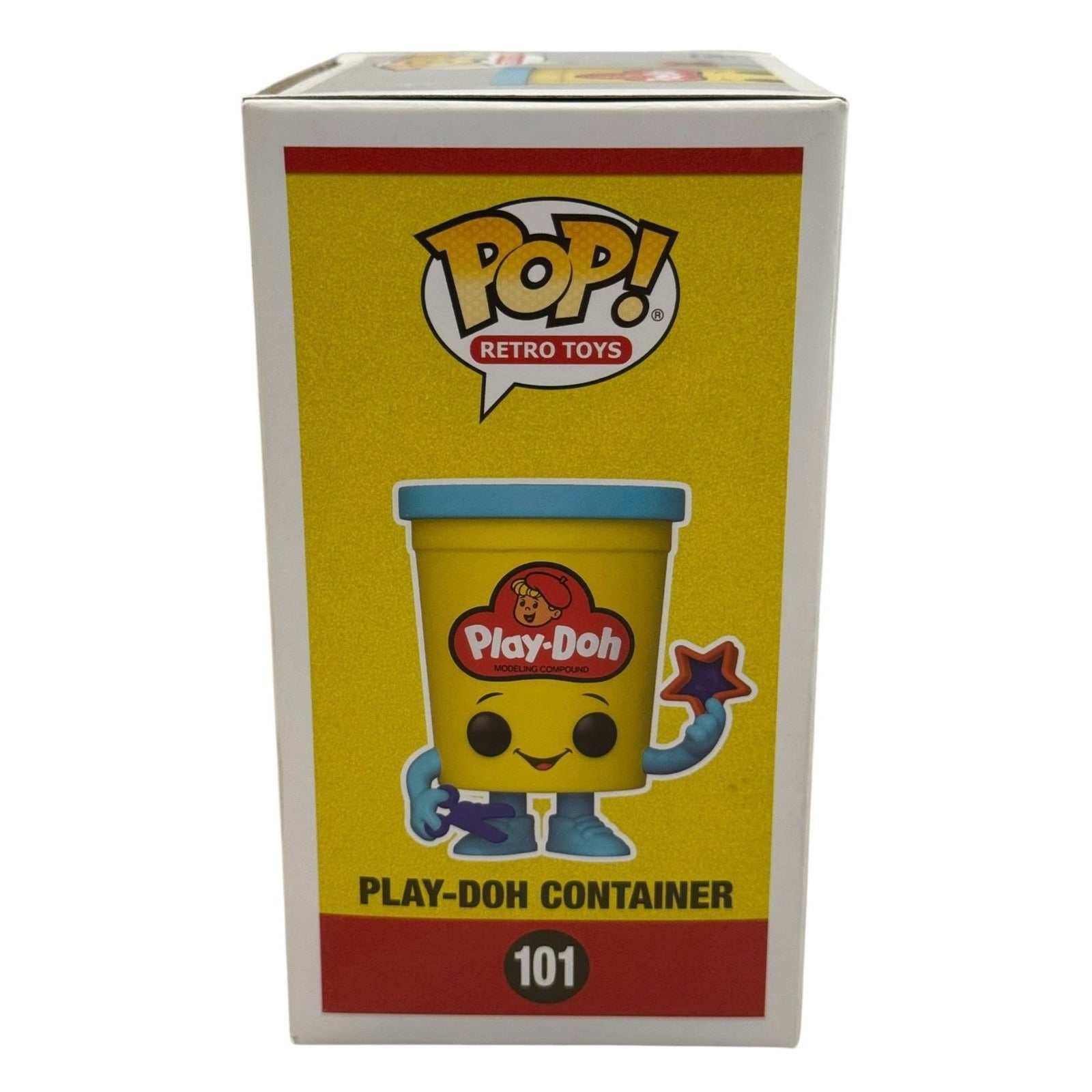 Funko Pop Retro Toys Play-Doh Container vinyl figure collectible with bright yellow design and nostalgic branding