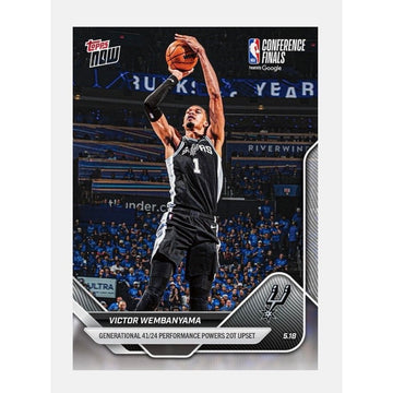 LIMITED PR Victor Wembanyama 2025-26 NBA Topps NOW Card #315 San Antoni Spurs NM