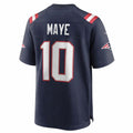 Authentic Drake Maye New England Patriots NFL Super Bowl jersey #10 Nike size L