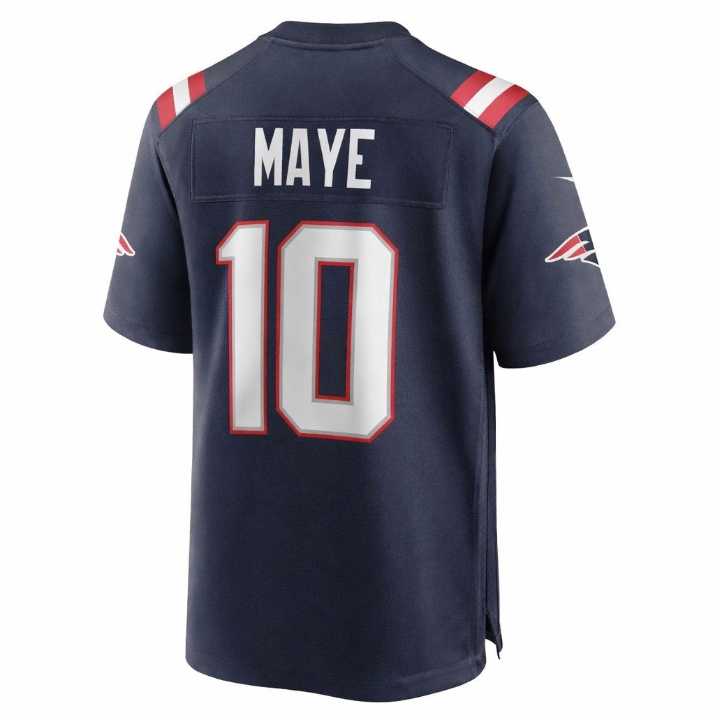 Authentic Drake Maye New England Patriots NFL Super Bowl jersey #10 Nike size L