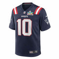 Drake Maye New England Patriots authentic Super Bowl jersey #10 Nike size L