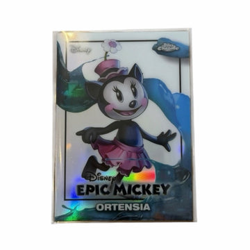 Disney Epic Mickey Ortensia Refractor EM-6 Topps Chrome Iconic Trading Card
