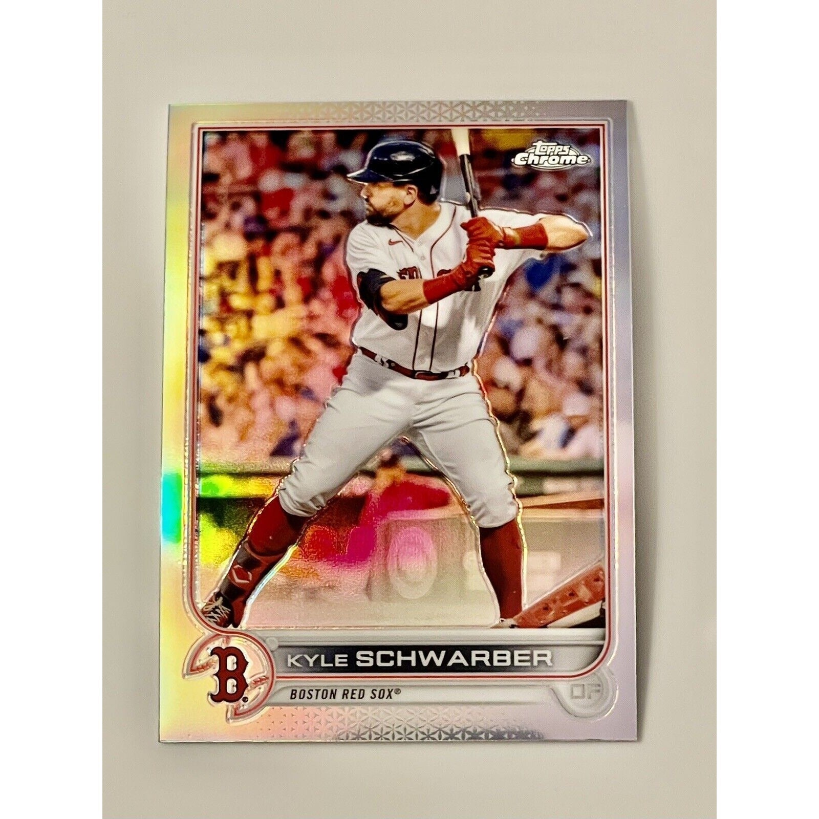 2022 Topps Chrome Refractor #110 Kyle Schwarber MLB Philadelphia Phillies