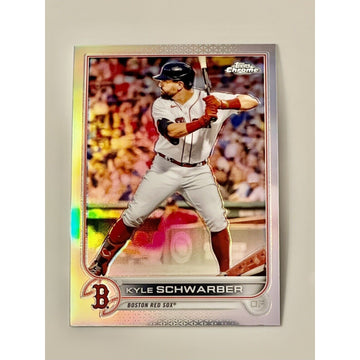 2022 Topps Chrome Refractor #110 Kyle Schwarber MLB Philadelphia Phillies