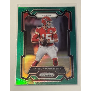 2023 Prizm Football - Patrick Mahomes II - Green Holo* Card #149 - NFL KC Chiefs