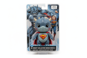 New-SEALED DC Direct Collector Vinyl Wave 3 Superman Movie Baby Kaiju Limited Edition 4.5"
