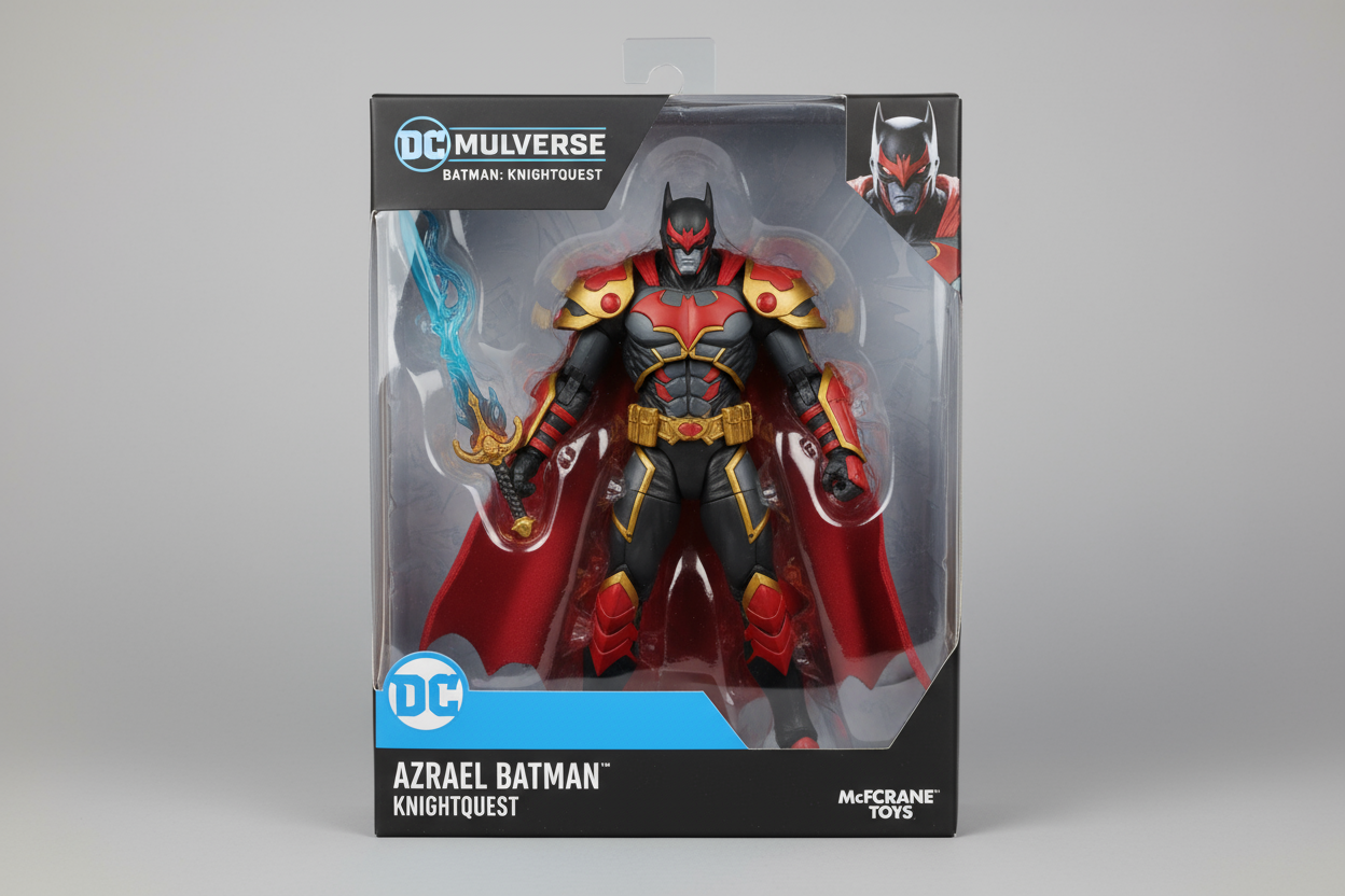 New-SEALED DC Multiverse Batman Wave 4 Azrael Batman Knightquest 7"