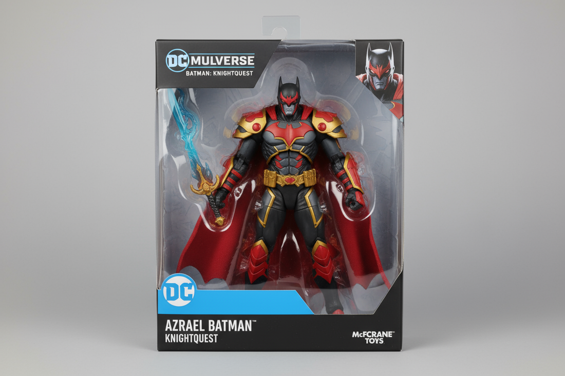 New-SEALED DC Multiverse Batman Wave 4 Azrael Batman Knightquest 7"