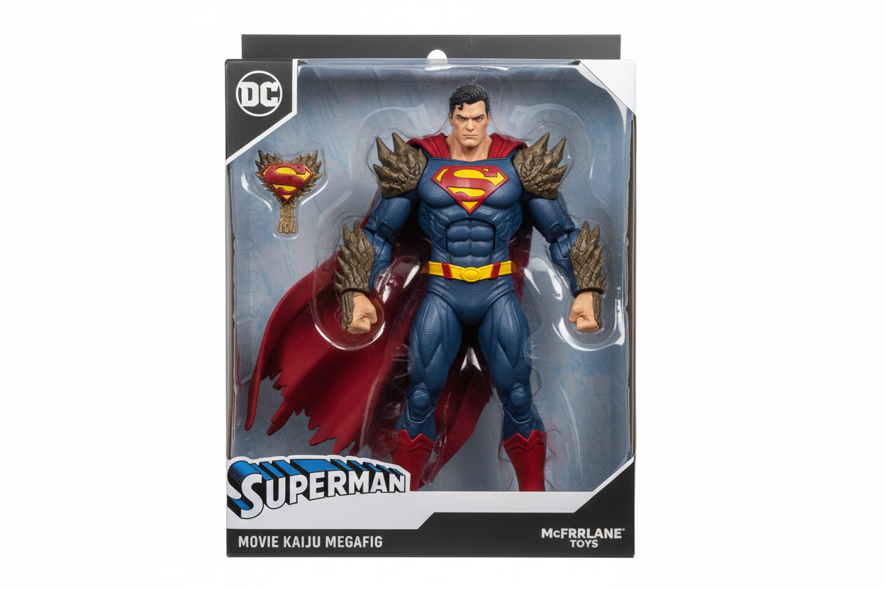 New-SEALED DC Multiverse Superman Movie Kaiju MegaFig