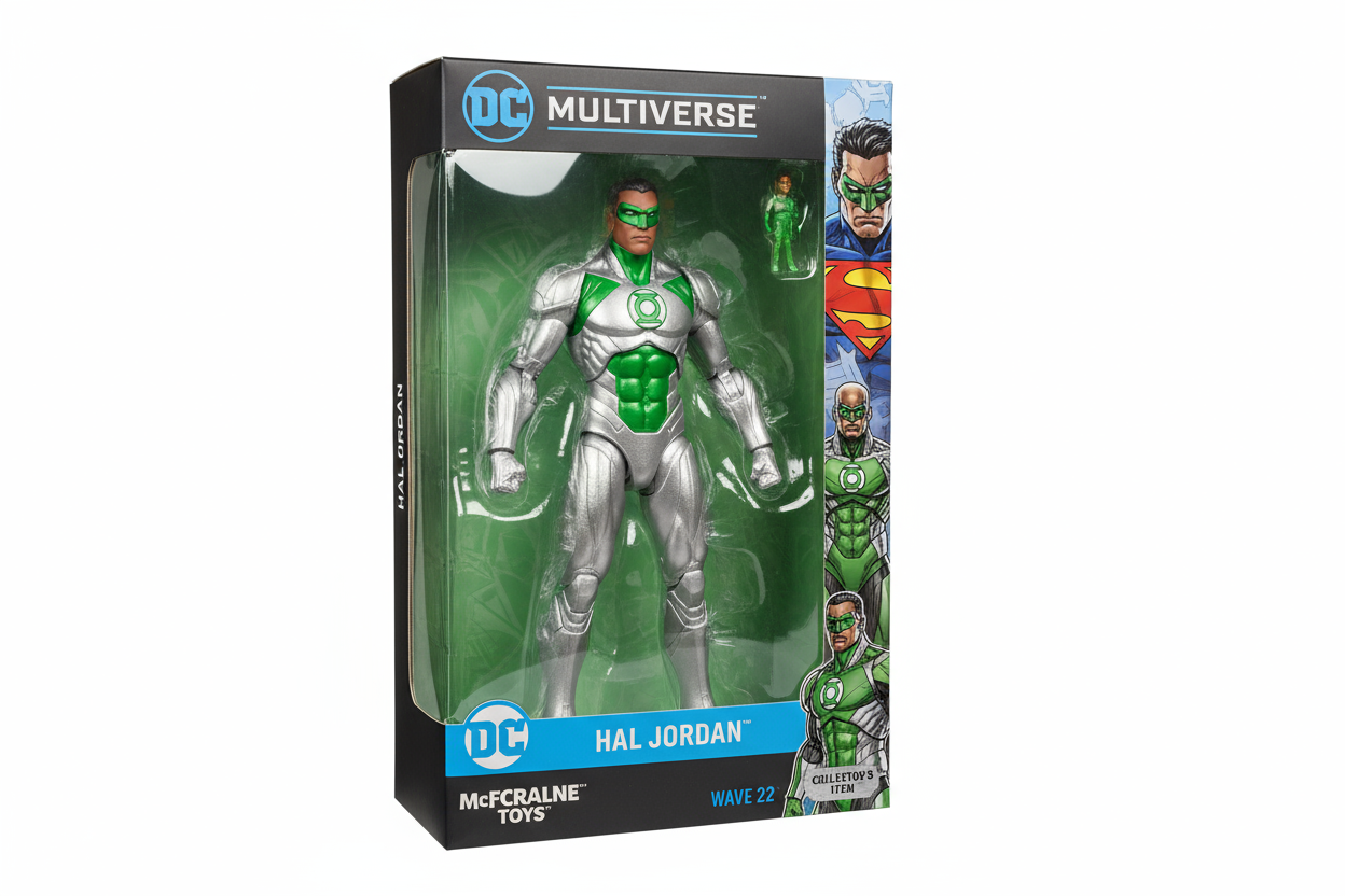 New-SEALED DC Multiverse Wave 22 Hal Jordan Armor Suit (Return of Superman) 7"